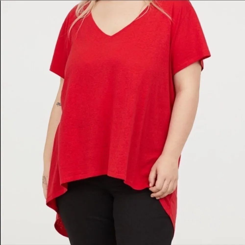NEW Relaxed Fit Red Short Sleeve Shirt 2XL H&M